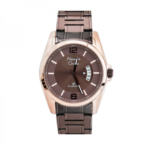 Alexandre Christie AC 8289 Rosegold Brown Man MDBROBO